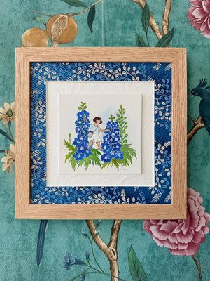 Booklovers&#39; Herbarium - Delphinium