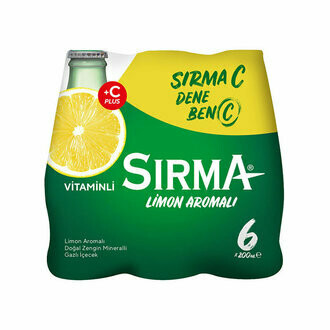 Mineralwasser Zitronen mit Vitamin C x6 200 ml. online bestellen Sirma