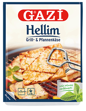Hellim cheese for pan and grill Gazi Turkish