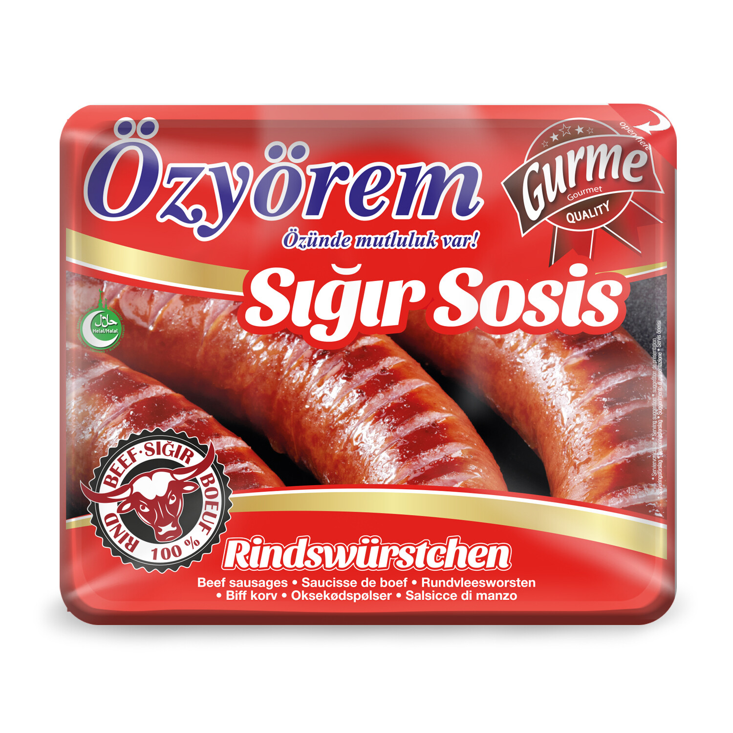 Türkische Rindfleischwurst- Özyörem 500gr