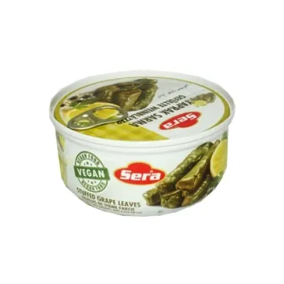 Stuffed grape leaves white cabbage eggplant