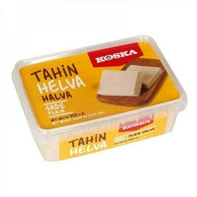Tahin plain vaniel halva