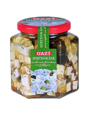 Shepherd's cheese with olives Gazi Turkish