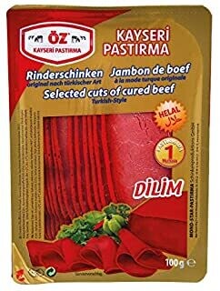 Rinderschinken tuerkisches Pastirma 100 gr