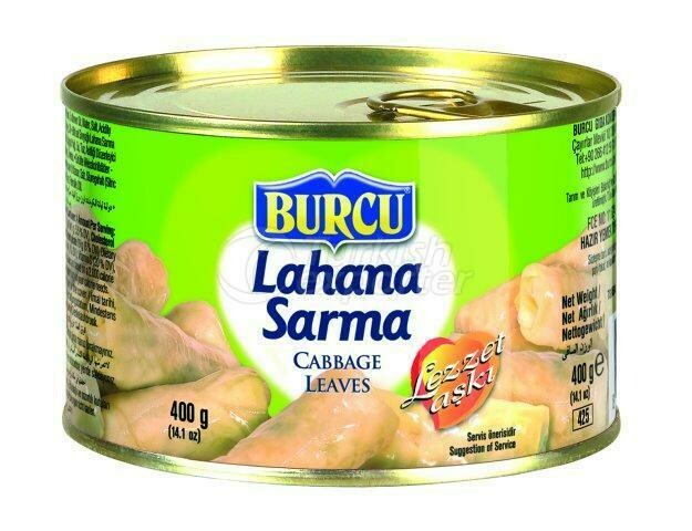 Stuffed white cabbage leaves