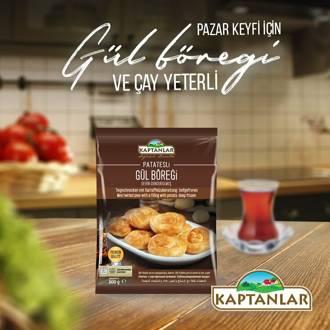 Dough rolls puff pastry pockets Borek (burek)