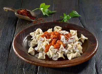 Manti (Turkish Tortellini Ravioli)