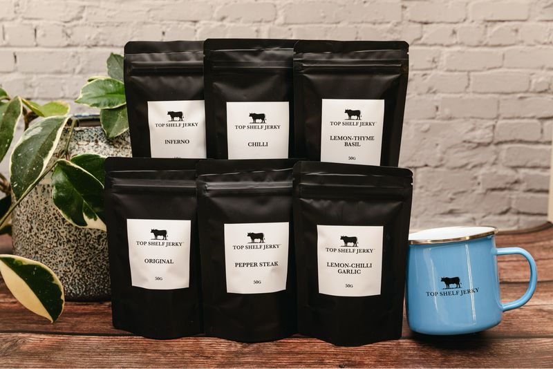 Top Shelf Jerky GIFT Pack Enamel Mug