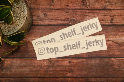 Top Shelf Jerky Decal