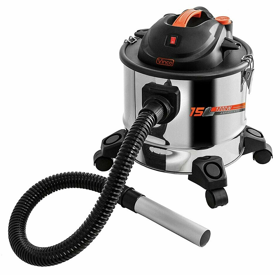 VINCO ASPIRACENERE ACCIAIO 1200W CON RUOTE 15LT