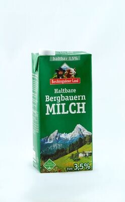 Berchtesgadener Bergbauern Milch 3,5% - 12 x 1L