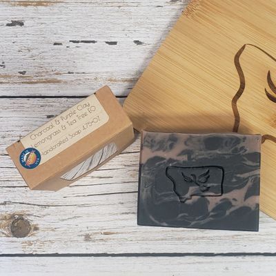 Charcoal with Lemongrass & Tea Tree EO Charcoal with Lemongrass & Tea Tree EO