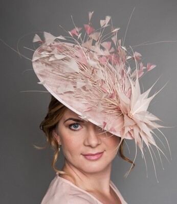 Blush Statement Wedding Saucer (Available to be made in 60 colours)