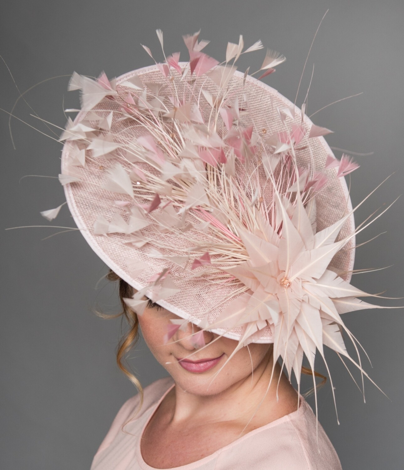 Blush Statement Wedding Saucer (Available to be made in 60 colours)