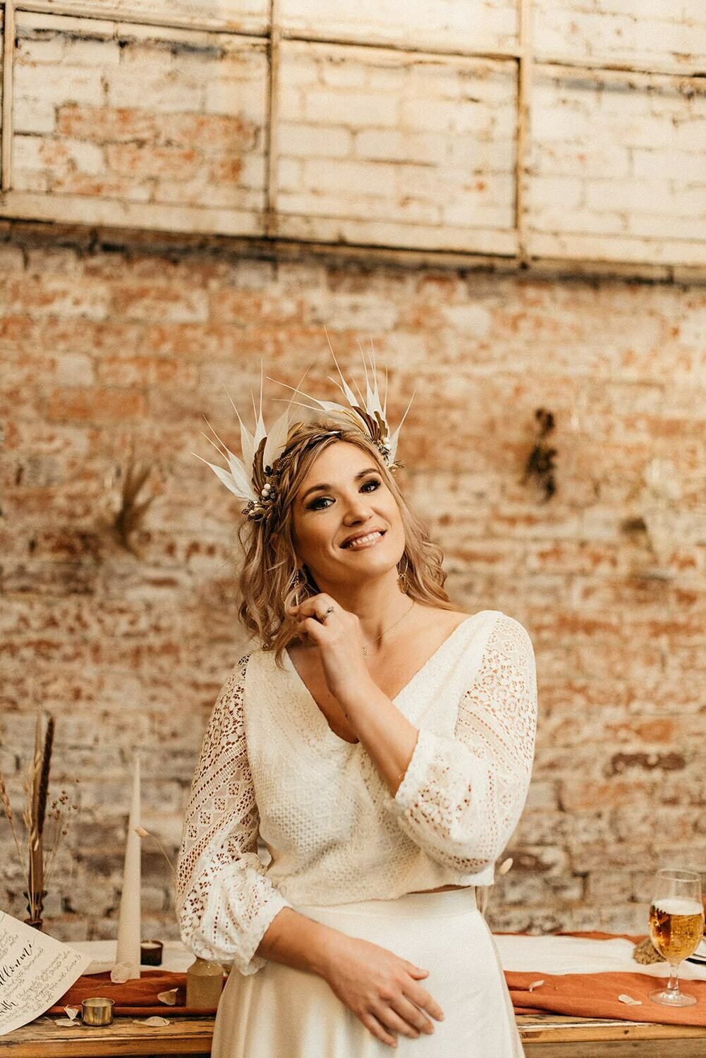 Phoenix Statement Bridal Crown