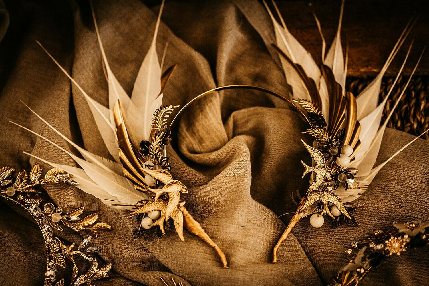 Phoenix Statement Bridal Crown