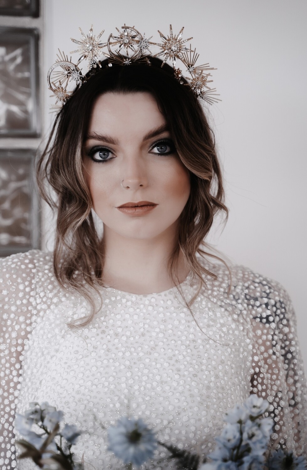 Andromeda Celestial Bridal Crown