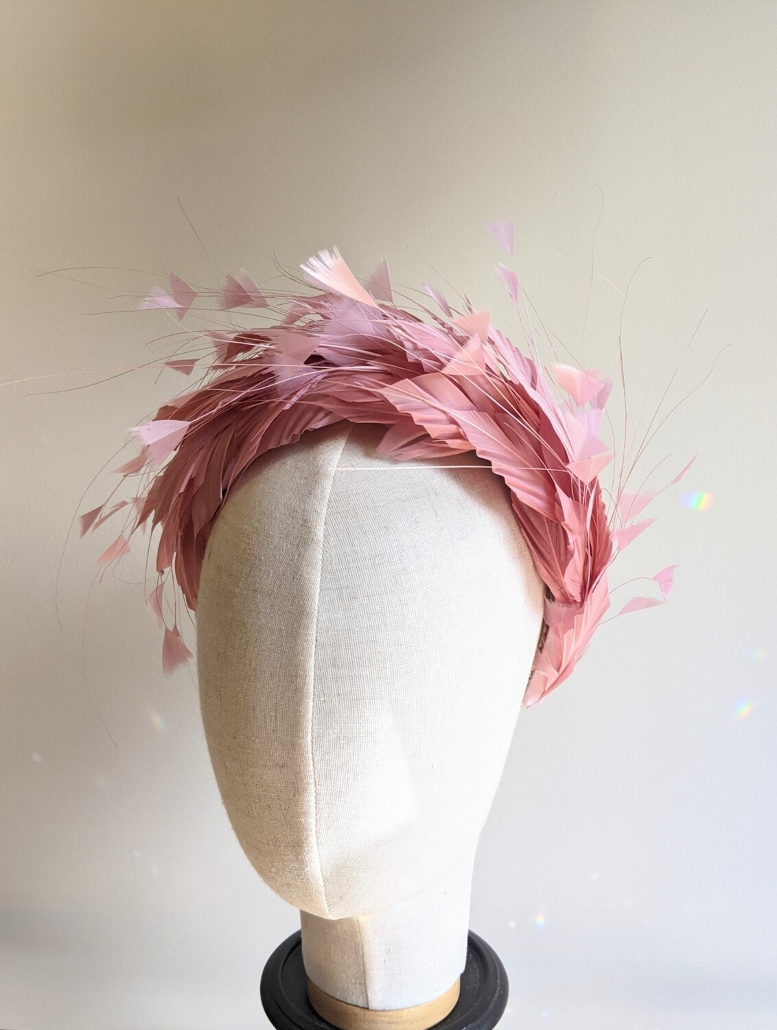 Oversized Halo Feather Headband