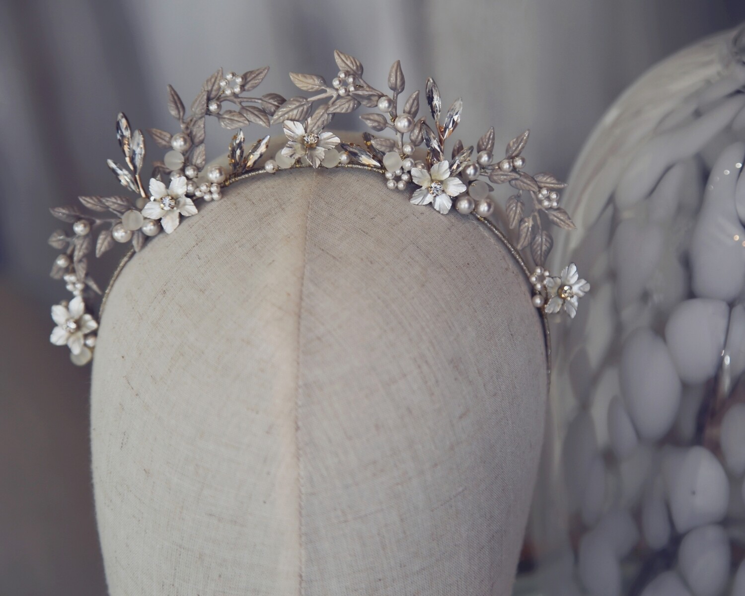 Whimsical Leafy Crown