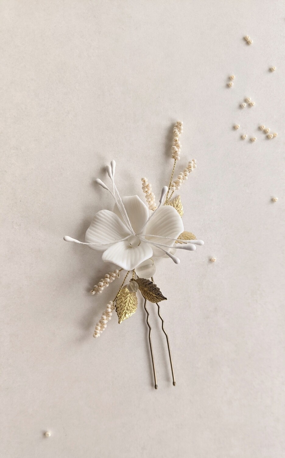 Clay Floral Pin Set