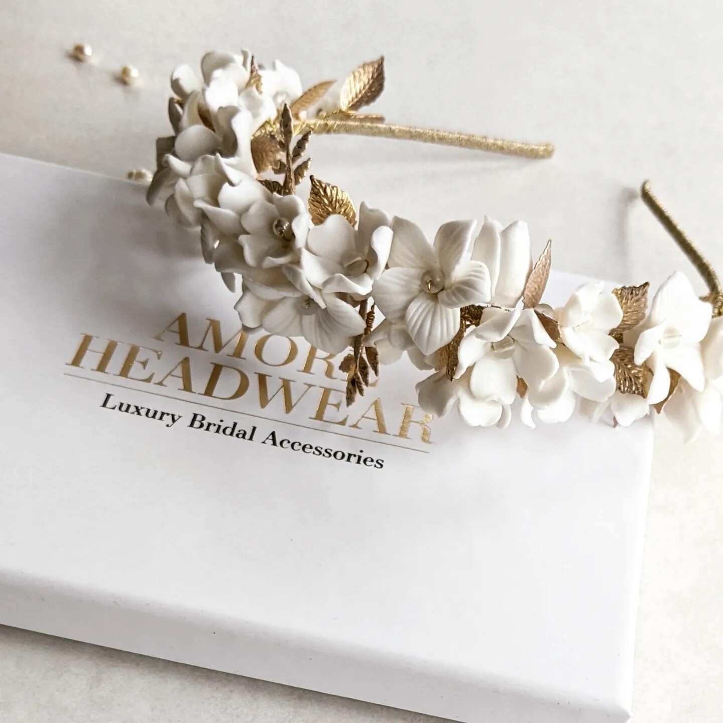 Blossom Clay Florals Bridal Headpiece
