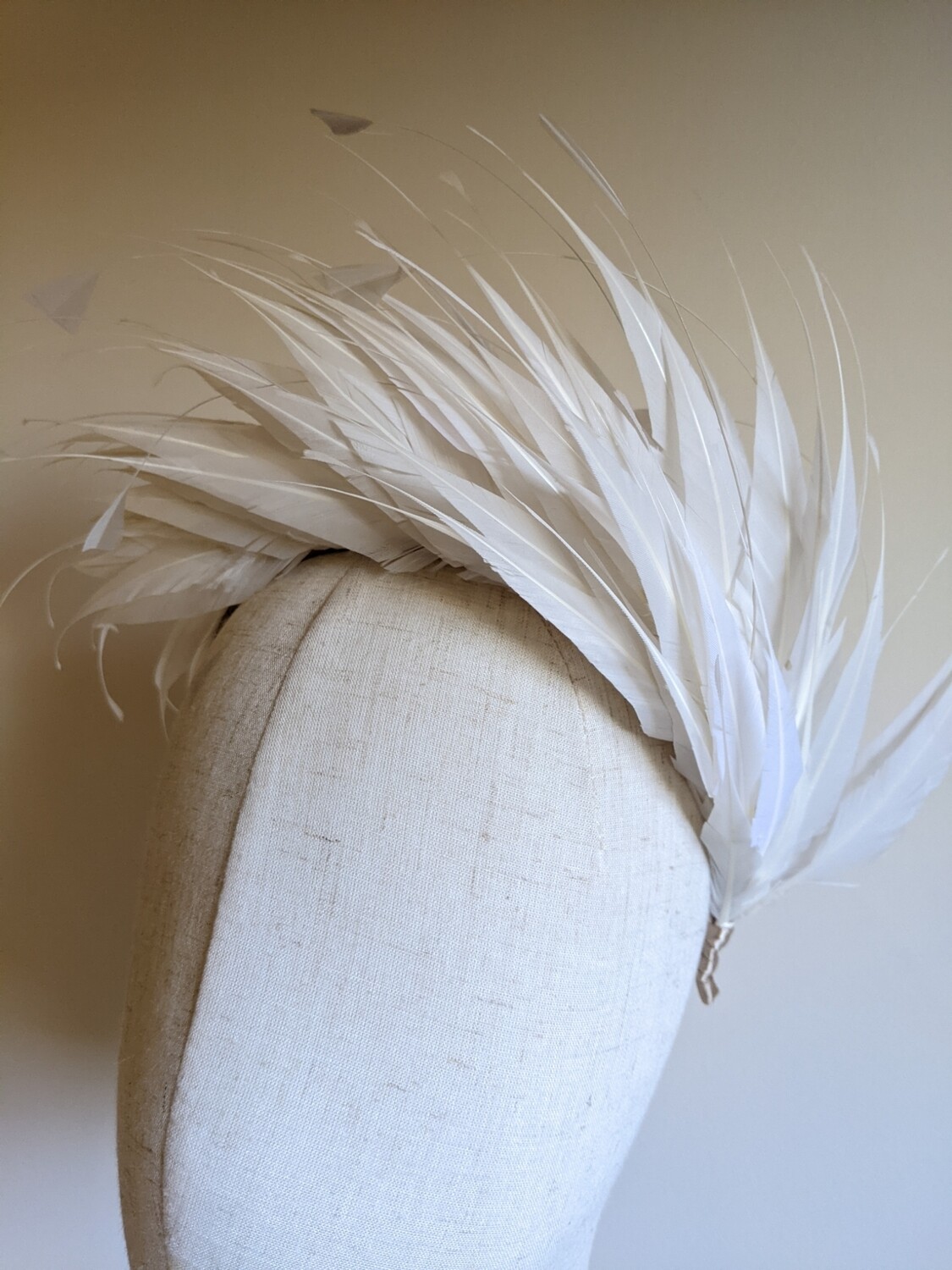 Statement Bridal Feather Headpiece