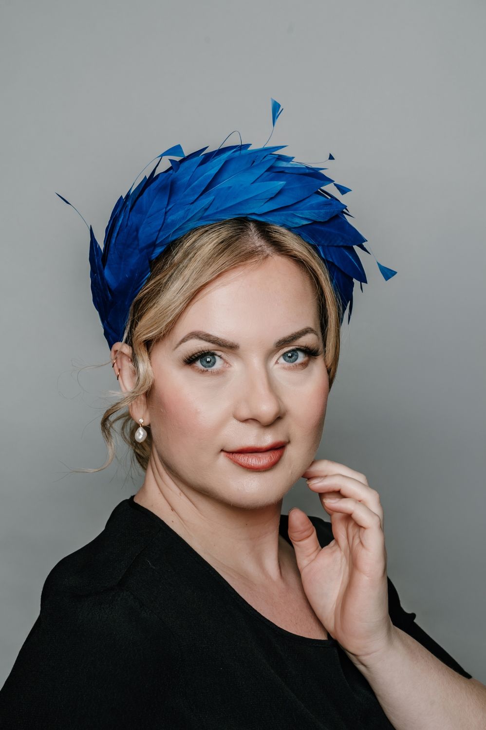 Oversized Feather Headband