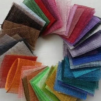 Feather/Sinamay Swatch charts