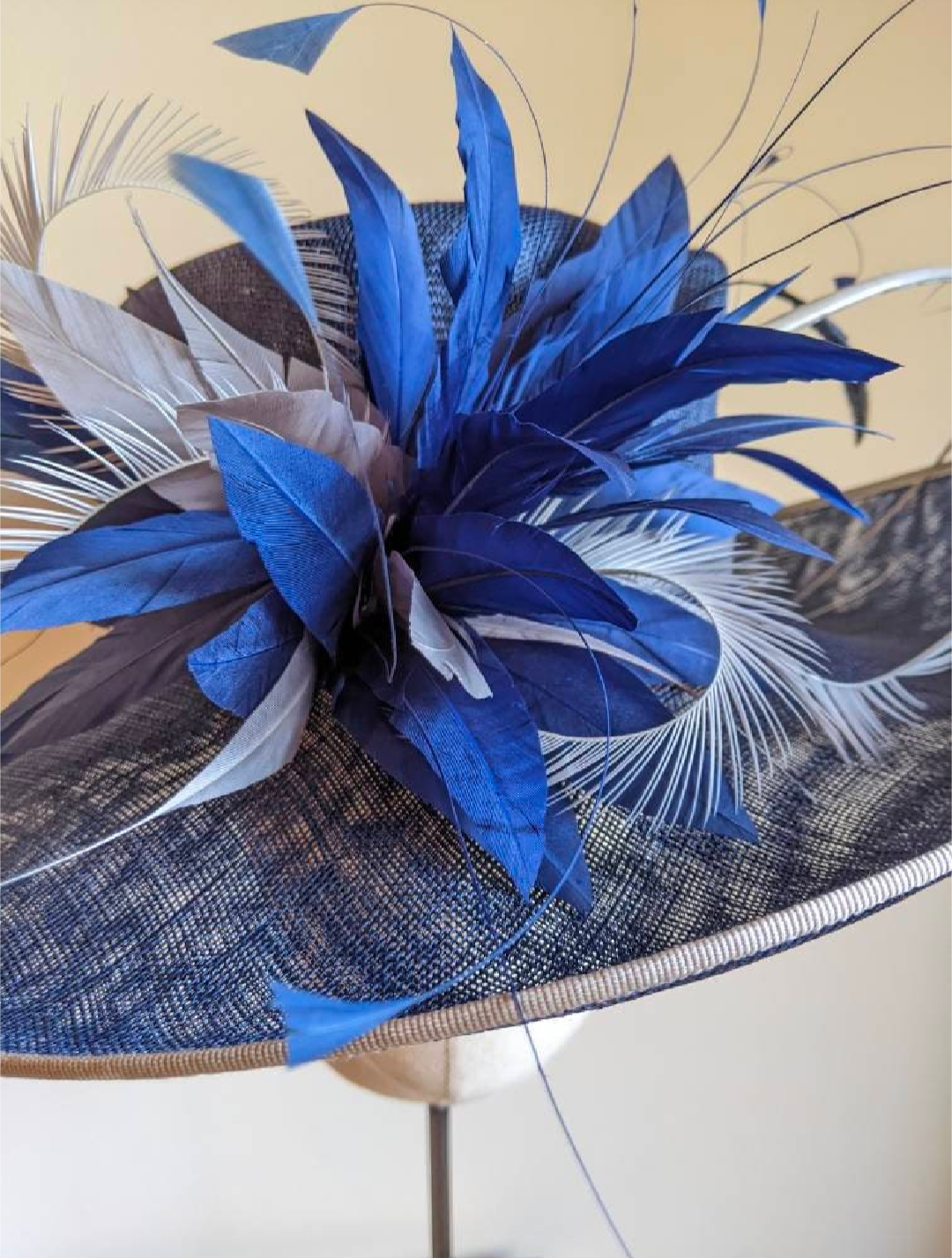 Navy Blue Occasion Hat