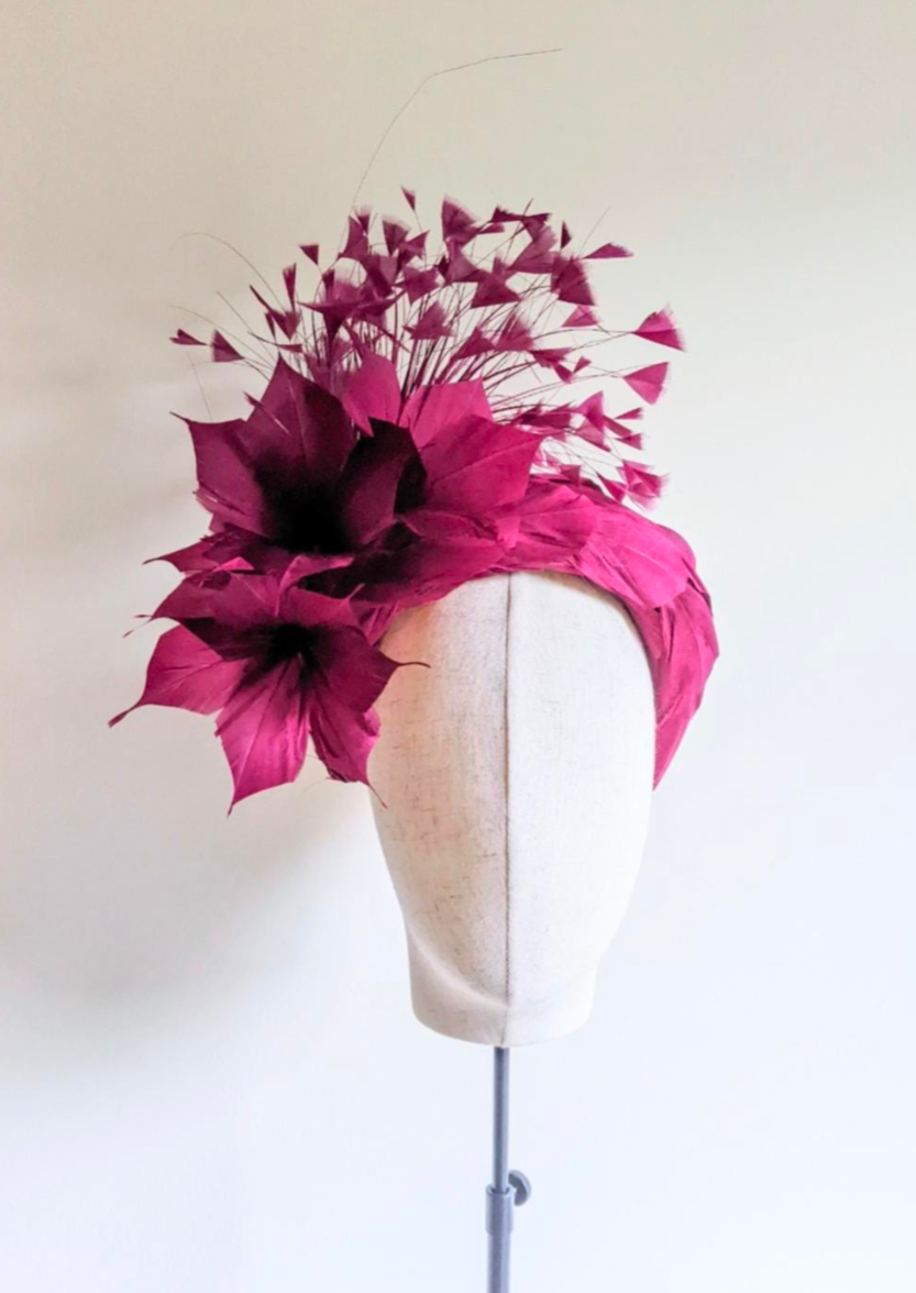 Feather Headband with embellishment