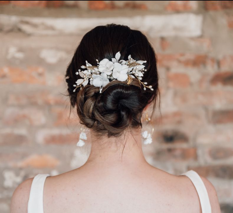 Floral Bridal Comb