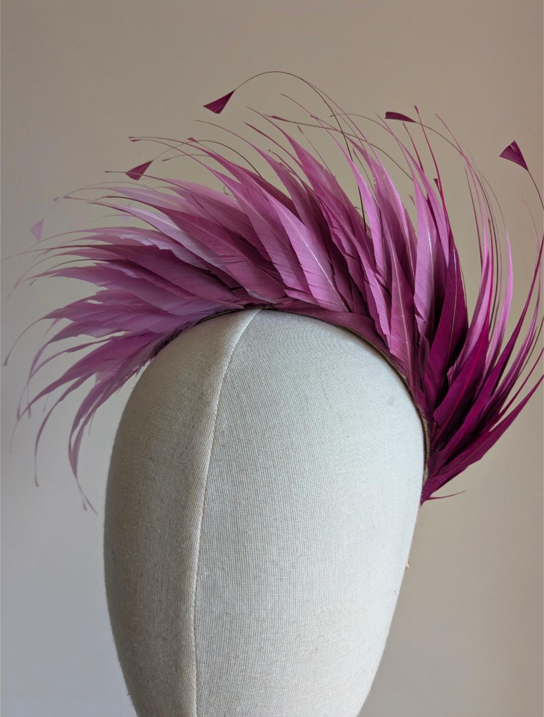 Ombre Statement  Feather Headband
