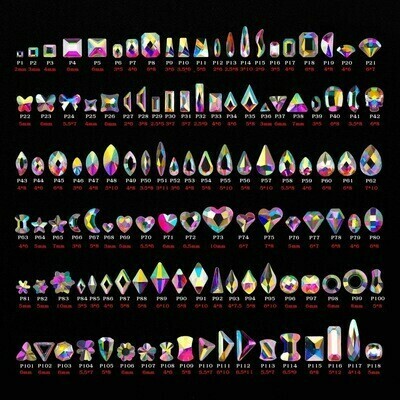 20pcs Crystals for $3.00