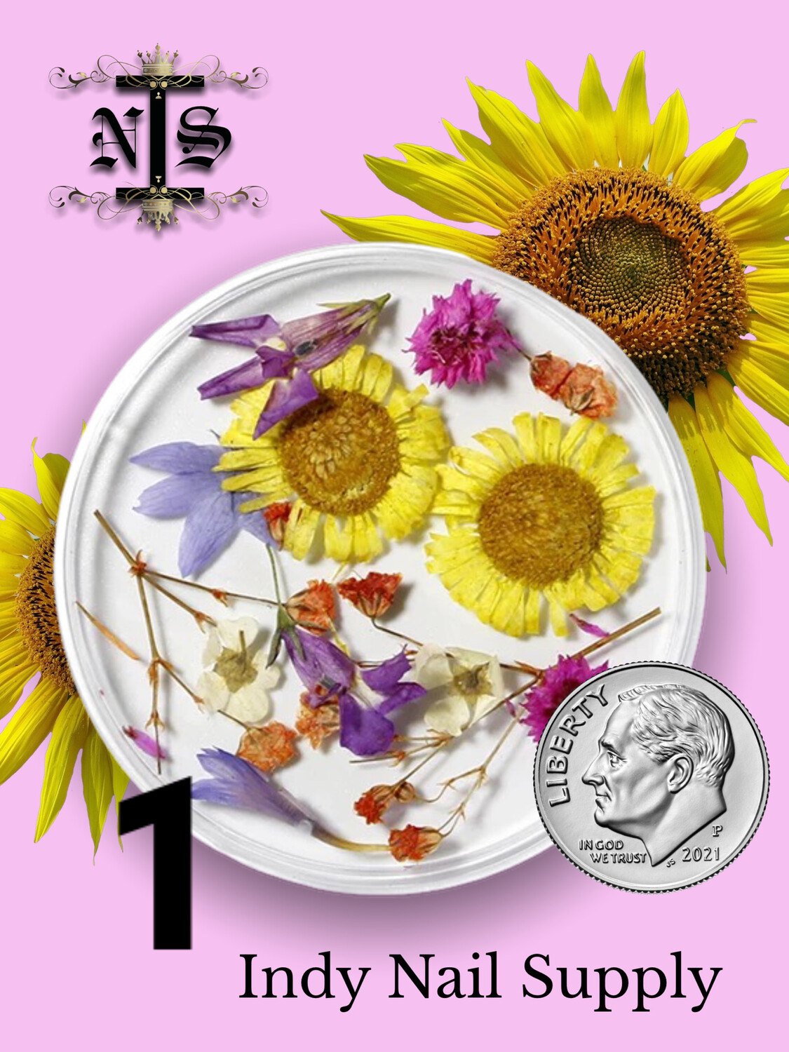 NIS Mixed Dried Flowers , Mixed: 1