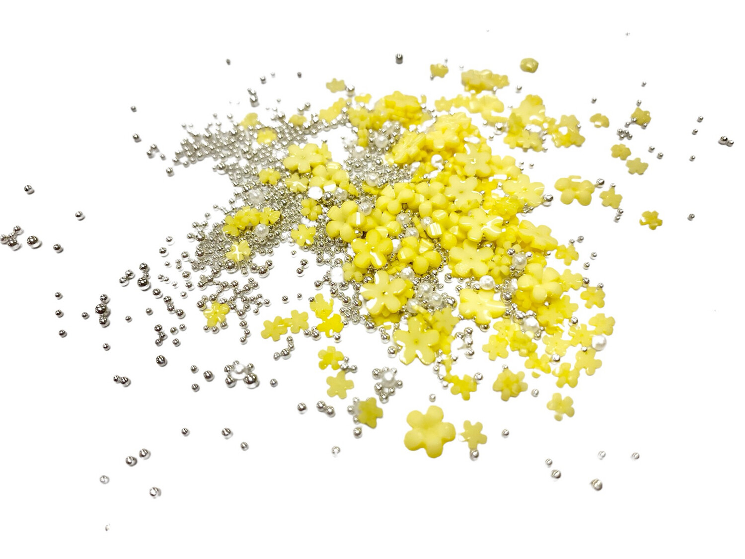 Flowers and Beads, color: Yellow