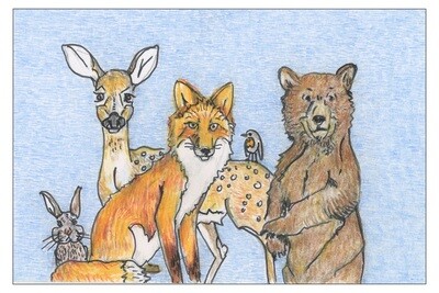 Forest Friends Postcards