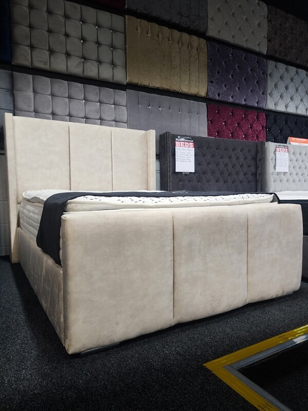 Panel bed frame