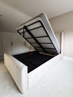 Cage storage ottoman