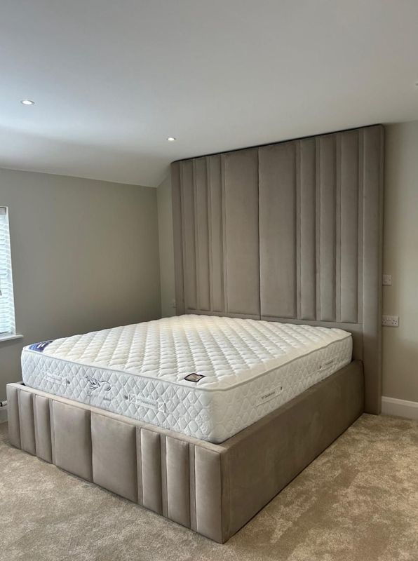 Leonardo Bed Frame with 5ft high headboard (Not height of picture - that is extra)