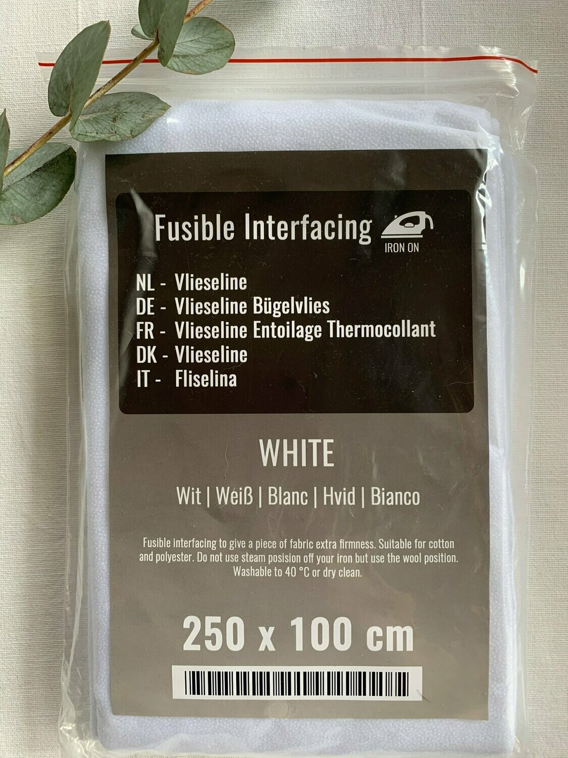 Vlieseline weiß