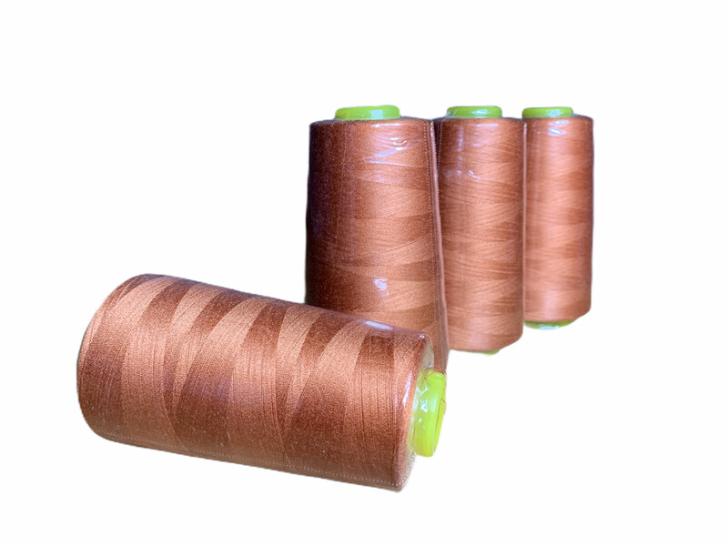 Overlockgarn Cognac 4er Set