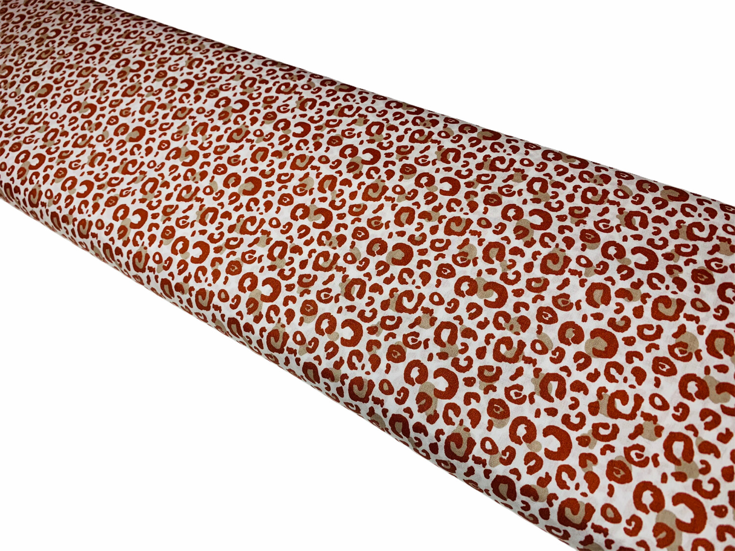 Baumwolle Leoprint Rost