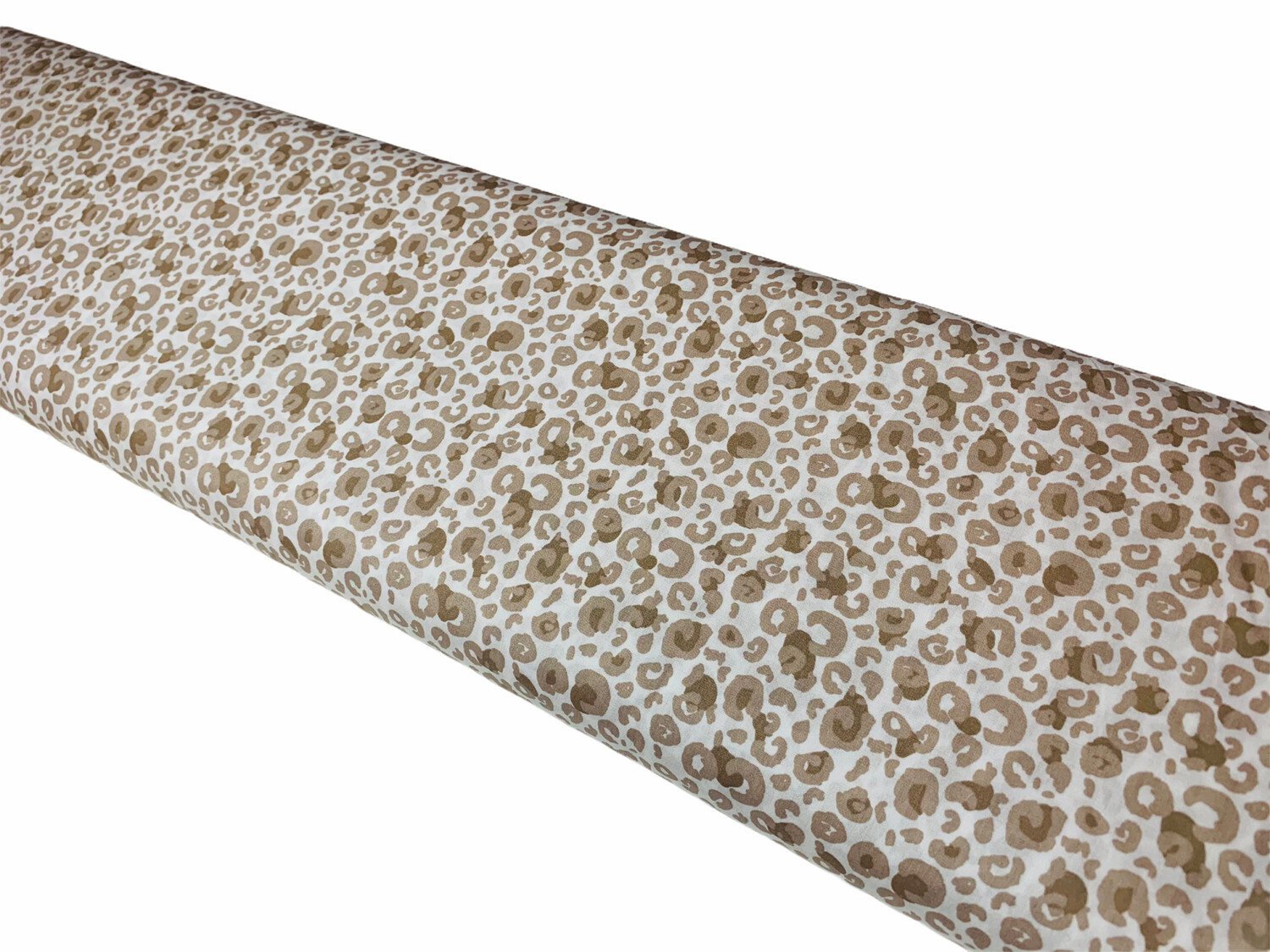 Baumwolle Leoprint Beige
