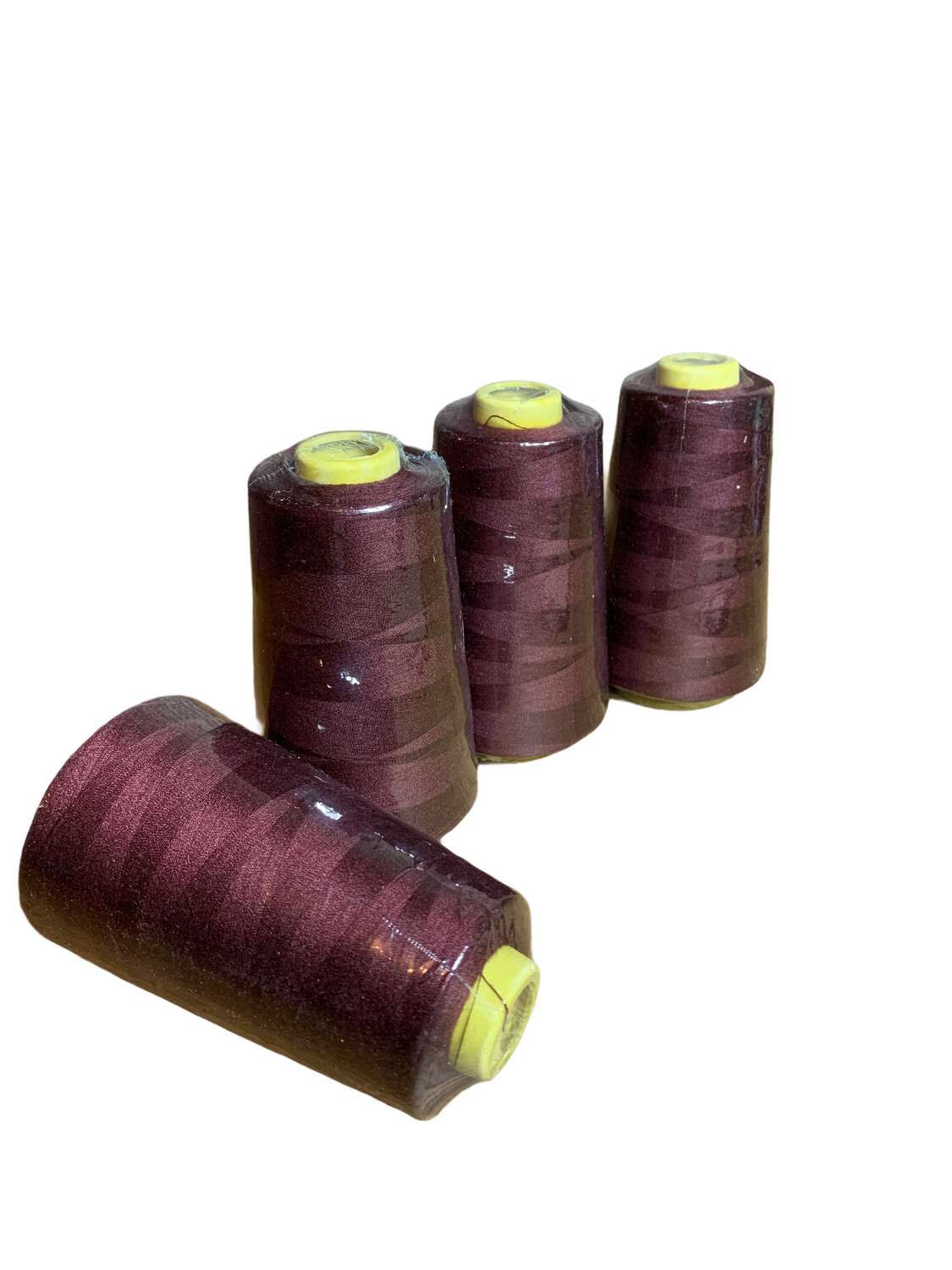 Overlockgarn Aubergine 4er Set