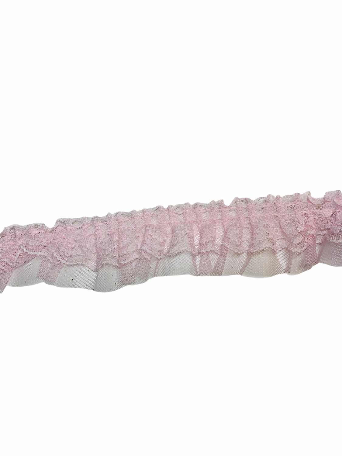 Spitze Plisse Rosa