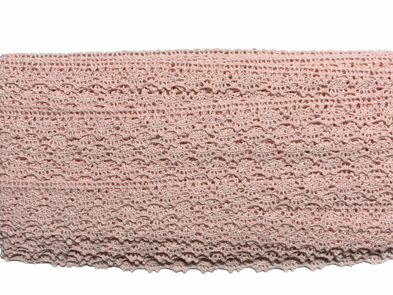 Spitzenband Baumwolle Rosa