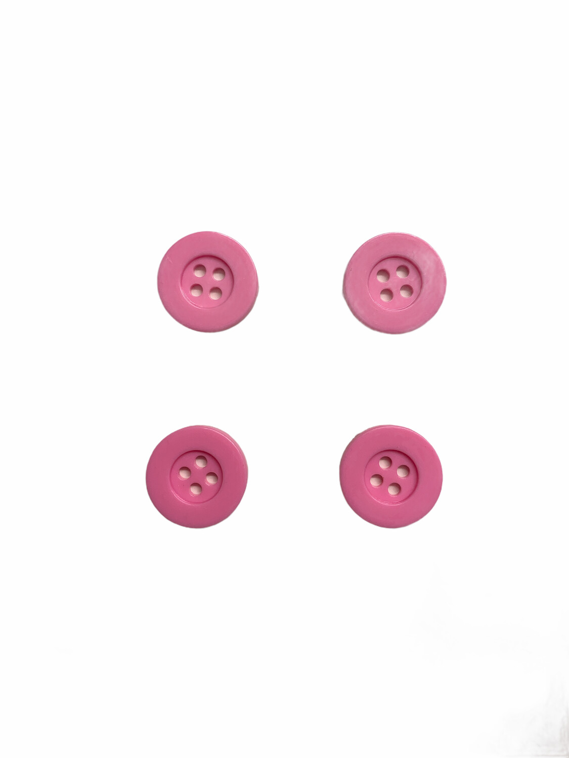 Knöpfe 4er Set Rosa 15mm