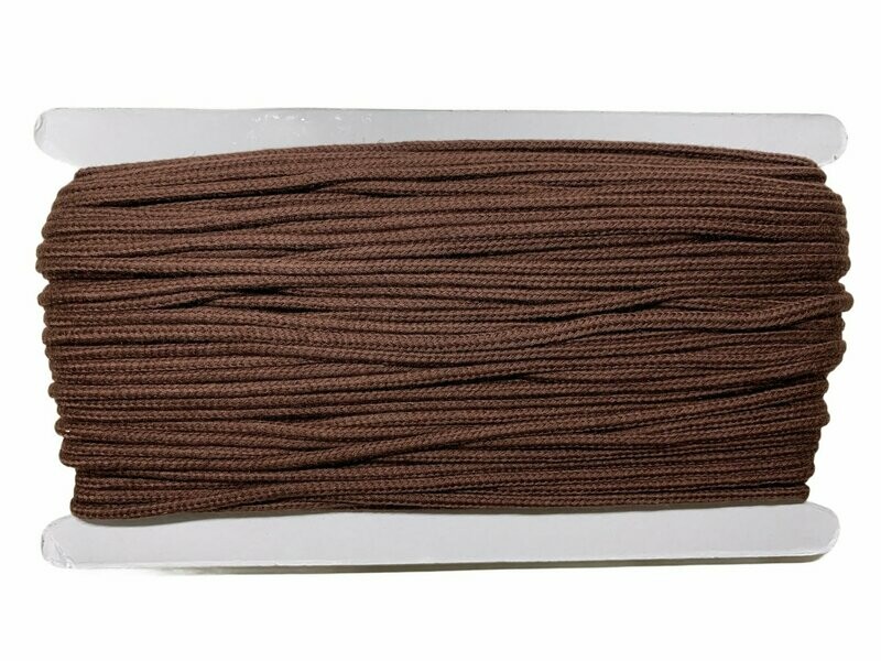 Baumwollkordel 3mm Braun