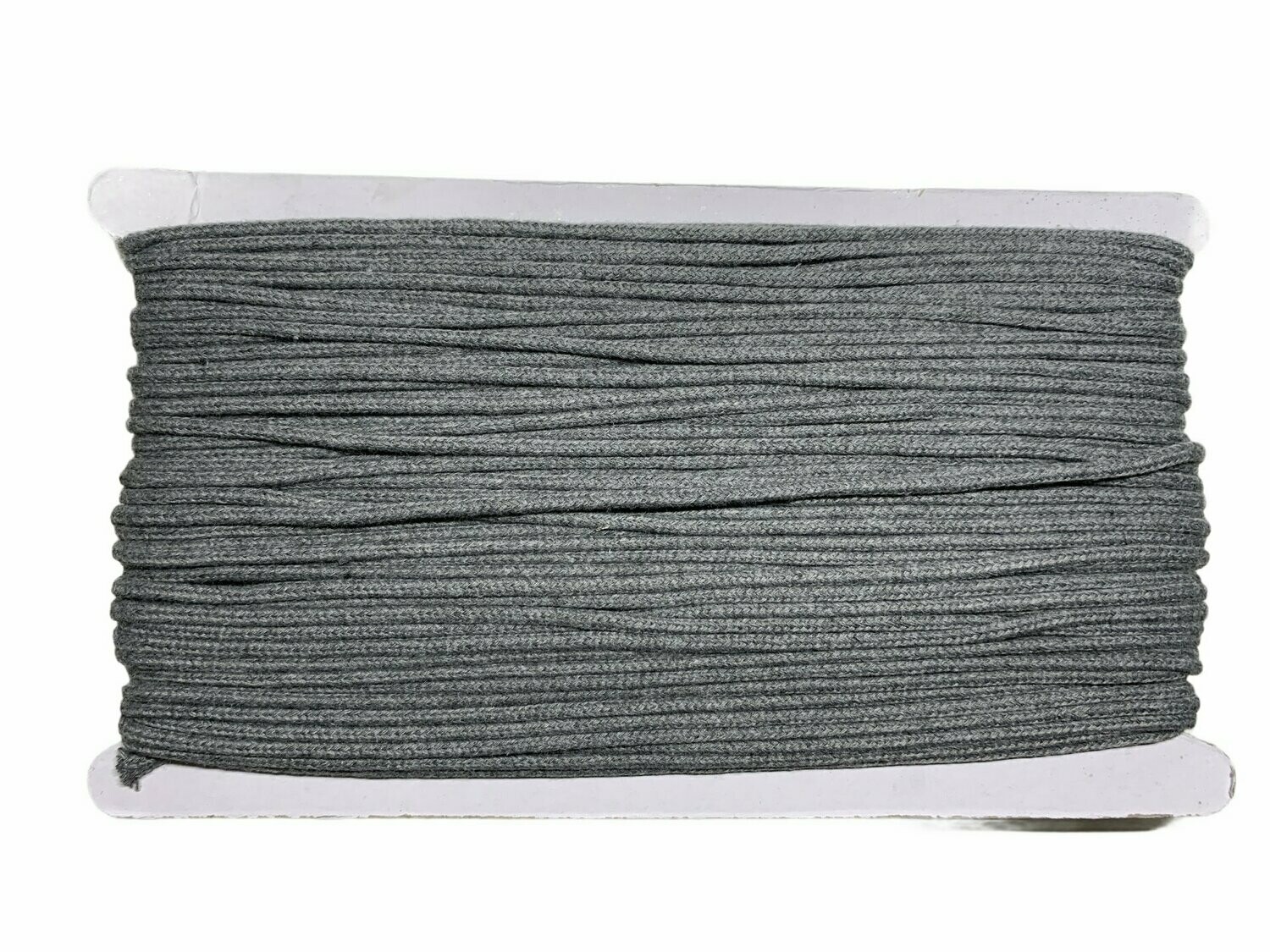 Baumwollkordel 3mm Grau