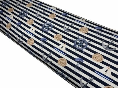 Jersey Maritim Streifen Blau